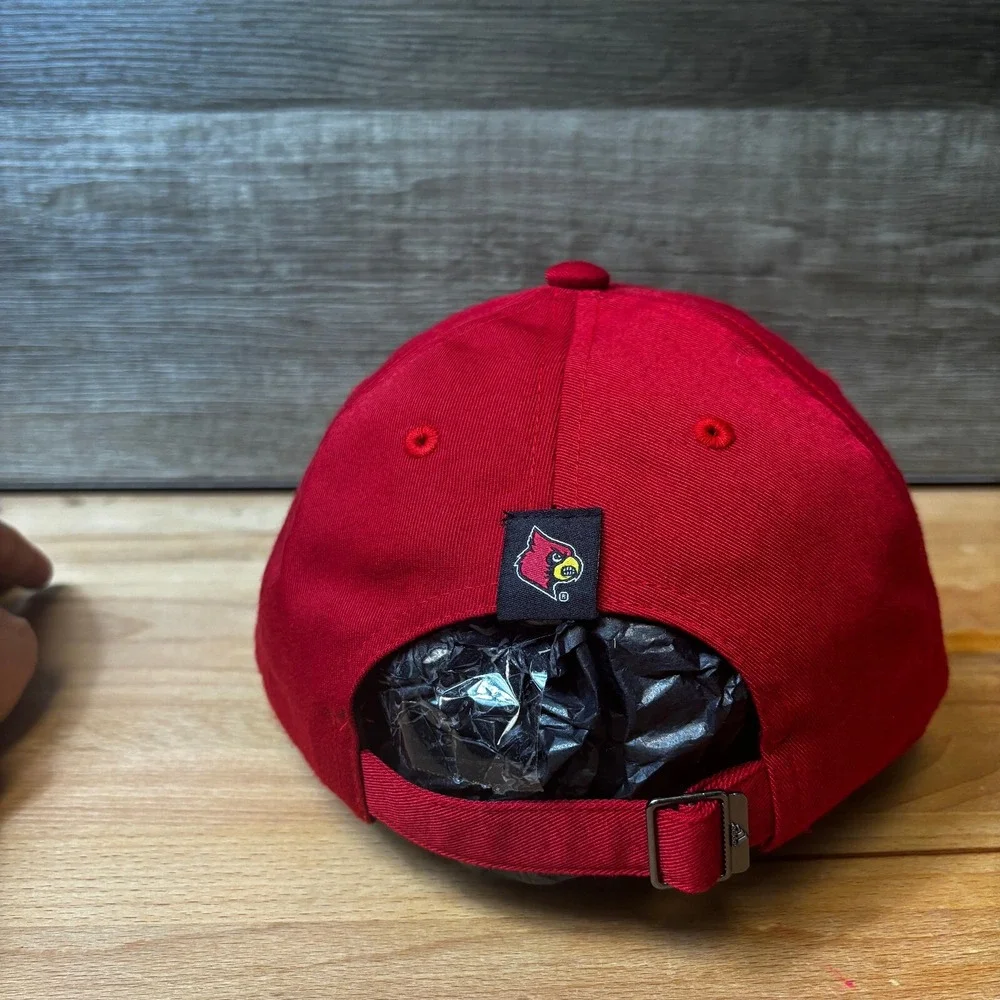 Louisville Cardinals‎ Hat Cap Strap Back Red Adidas Adjustable One Size
